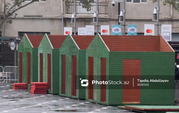 “Soyuq əllər, isti ürək” yarmarkasına hazırlıq işləri  - FOTOREPORTAJ