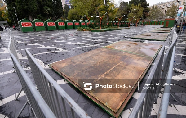 “Soyuq əllər, isti ürək” yarmarkasına hazırlıq işləri  - FOTOREPORTAJ