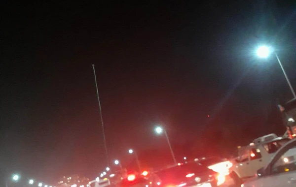 Bakı-Sumqayıt yolunda kilometrlərlə uzanan tıxac yaranıb - FOTO