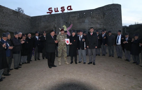 Türk qazilər Şuşanı ziyarət ediblər