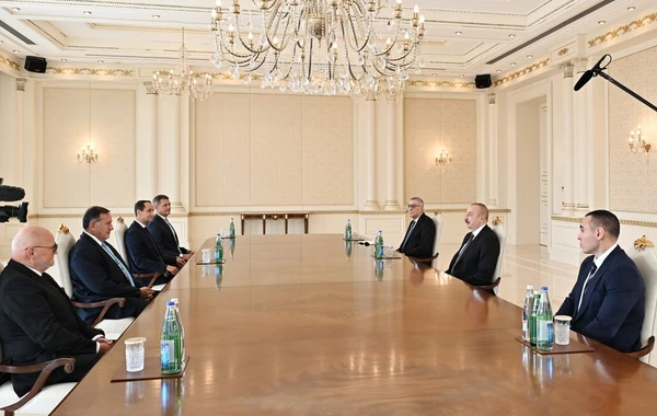 İlham Əliyev Avropa Olimpiya Komitələrinin prezidentini qəbul edib - FOTO