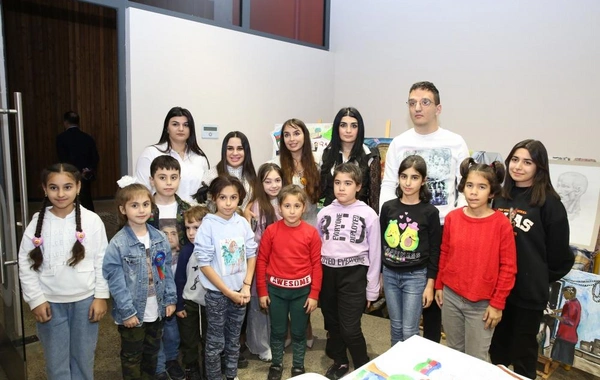 Leyla Əliyeva DOST İnklüziv İnkişaf və Yaradıcılıq Mərkəzində olub - FOTO