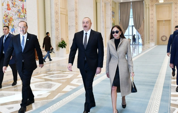 Президент Ильхам Алиев прибыл с визитом в Узбекистан - ФОТО