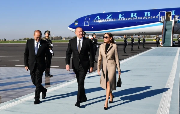 Azərbaycan Prezidenti İlham Əliyev Özbəkistana səfərə gedib