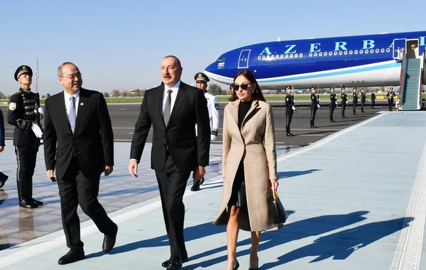 Azərbaycan Prezidenti İlham Əliyev Özbəkistana səfərə gedib