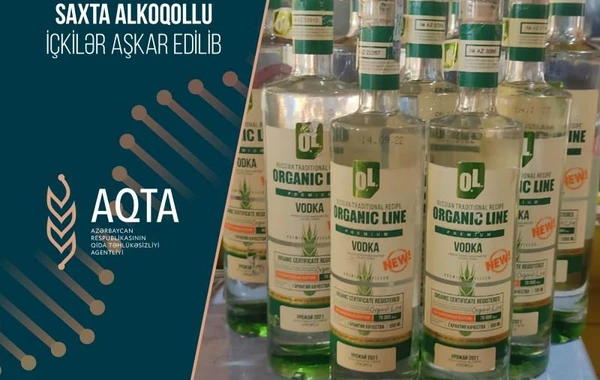 Bu restoranda saxta alkoqollu içkilər aşkarlanıb - FOTO