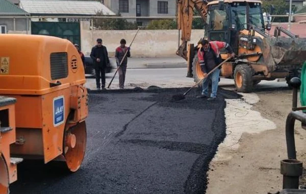 Suraxanıda növbəti küçə asfaltlandı - FOTO