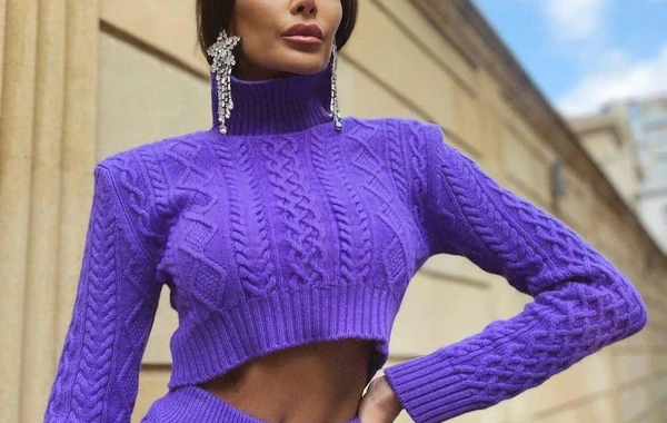 Özge Ulusoy Bakıya gəlib - FOTO