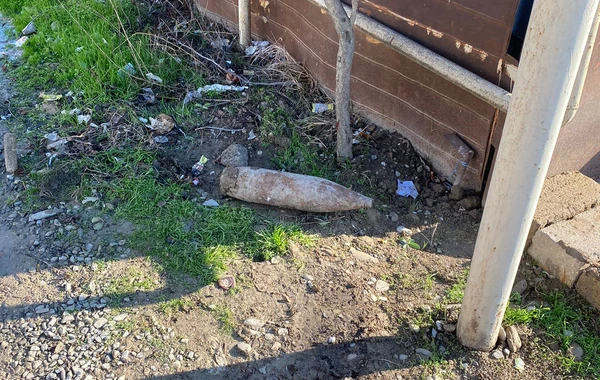 28 May qəsəbəsində hərbi sursat aşkarlanıb - FOTO/VİDEO