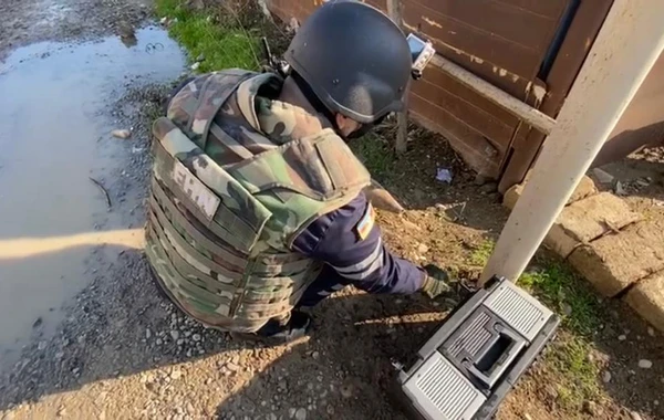 28 May qəsəbəsində hərbi sursat aşkarlanıb - FOTO/VİDEO