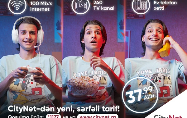 CityNet-in yenilənmiş məhsulları ilə daha sürətli internet