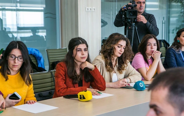 Bakı Limanında media nümayəndələri üçün növbəti sahəvi jurnalistika təlimi keçirilib - FOTO