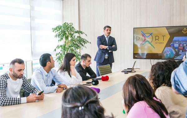 Bakı Limanında media nümayəndələri üçün növbəti sahəvi jurnalistika təlimi keçirilib - FOTO