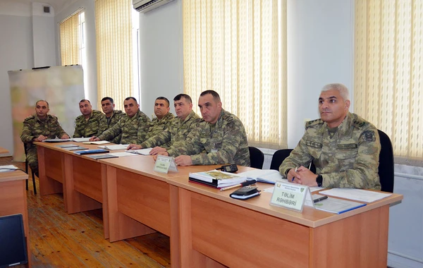 Hərbi hissələrin komanda-qərargah təlimləri keçirilir - FOTO
