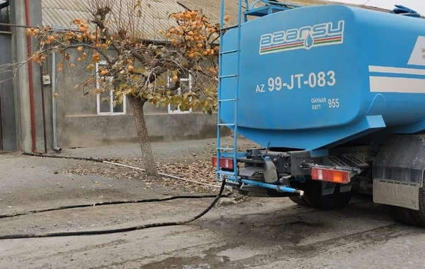Azərbaycanda borca görə iki yaşayış məntəqəsinin suyu kəsildi - FOTO