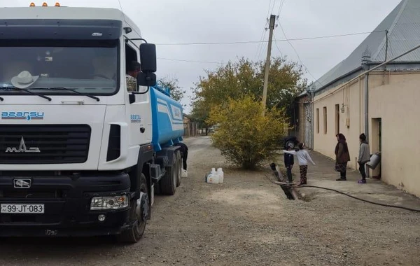 Azərbaycanda borca görə iki yaşayış məntəqəsinin suyu kəsildi - FOTO