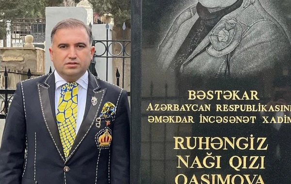 Ruhəngiz Qasımovanın məzarının GÖRÜNTÜLƏRİ - FOTO