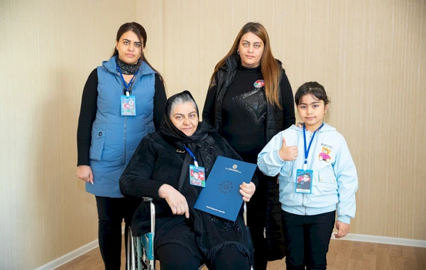 Gəncədə şəhid ailələrinə və müharibə əlillərinə 30 mənzil təqdim edilib - FOTO