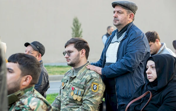 Gəncədə şəhid ailələrinə və müharibə əlillərinə 30 mənzil təqdim edilib - FOTO