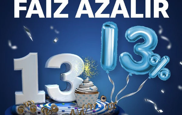 VTB (Azərbaycan) nağd pul kreditləri üzrə faiz dərəcələrini 13%-ə endirib     