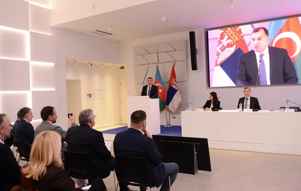 Belqradda Serbiya-Azərbaycan biznes forumu keçirilib - FOTO