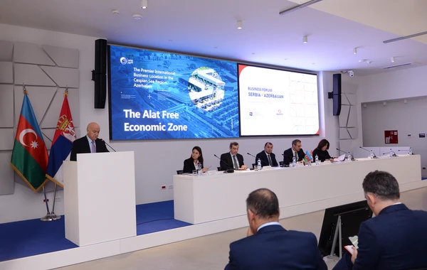 Belqradda Serbiya-Azərbaycan biznes forumu keçirilib - FOTO