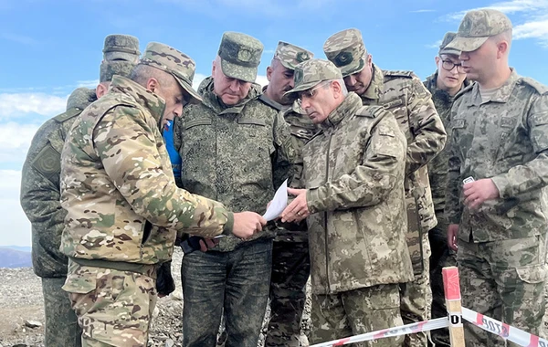 Турецкие и российские генералы посетили заминированную армянскими боевиками территорию - ФОТО
