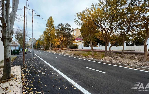 Bakının Cavanşir küçəsi təmir edilib - FOTO/VİDEO