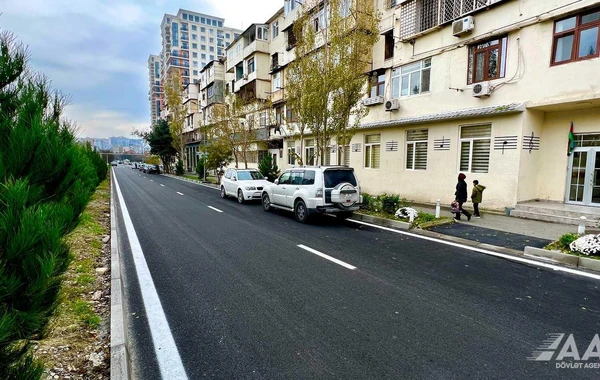 Bakının Cavanşir küçəsi təmir edilib - FOTO/VİDEO