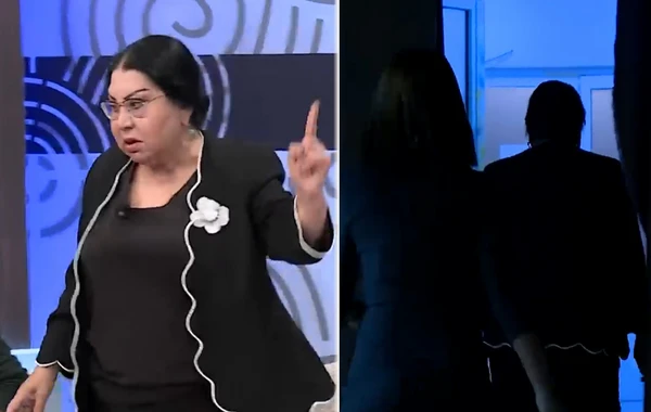 "Elgizlə izlə" verilişində gərginlik - Şəfiqə Nağıyeva Nüsrətə görə EFİRİ TƏRK ETDİ - VİDEO