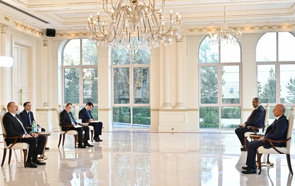 Prezident Liviyanın Azərbaycanda yeni təyin olunan səfirinin etimadnaməsini qəbul edib - YENİLƏNİB - FOTO