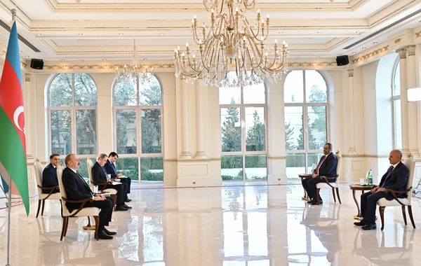 Prezident Liviyanın Azərbaycanda yeni təyin olunan səfirinin etimadnaməsini qəbul edib - YENİLƏNİB - FOTO