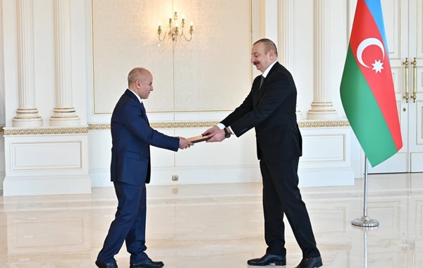 Prezident Liviyanın Azərbaycanda yeni təyin olunan səfirinin etimadnaməsini qəbul edib - YENİLƏNİB - FOTO