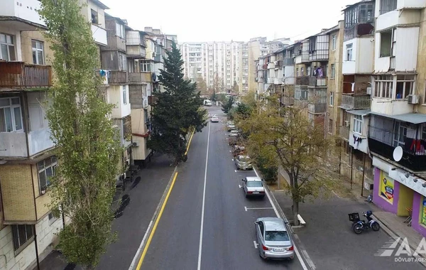 Bakının Tofiq Abbasov küçəsi təmir edilib - FOTO