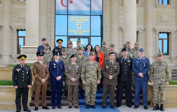 NATO-nun nümayəndə heyəti Hərbi Dəniz Qüvvələrində olub - FOTO