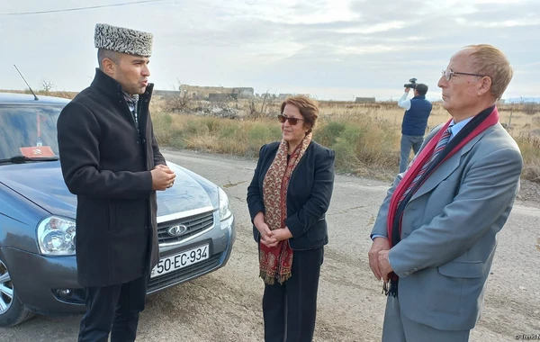 Fransada yaşayan Təbriz əsilli azərbaycanlı tədqiqatçılar Ağdama səfər ediblər  - FOTO