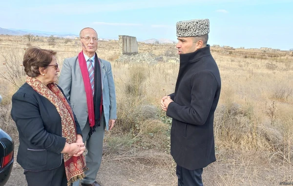 Fransada yaşayan Təbriz əsilli azərbaycanlı tədqiqatçılar Ağdama səfər ediblər  - FOTO
