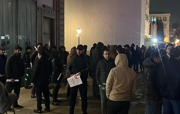 Bakıda anti-Türkiyə filminin nümayişinin planlaşdırılmasına görə etiraz aksiyası keçirilib - FOTO/VİDEO
