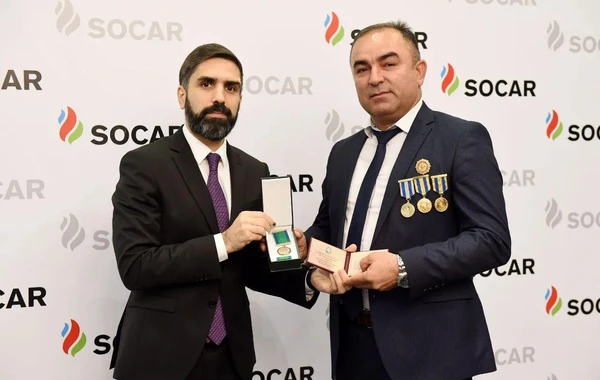 Neft sənayesi işçilərinə yüksək dövlət təltifləri təqdim olunub - FOTO