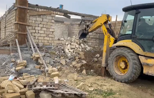 Qanunsuz tikintilərin qarşısı alınıb - FOTO/VİDEO