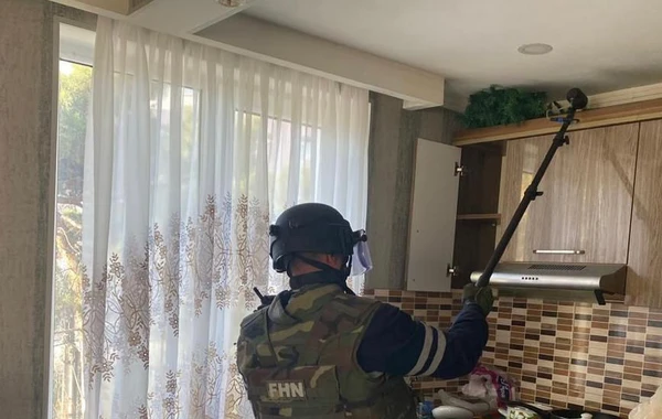Bakıda mənzildən əl qumbarası tapılıb - FOTO