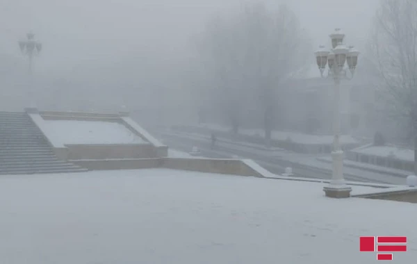 В нескольких районах Азербайджана выпал снег - ФОТО