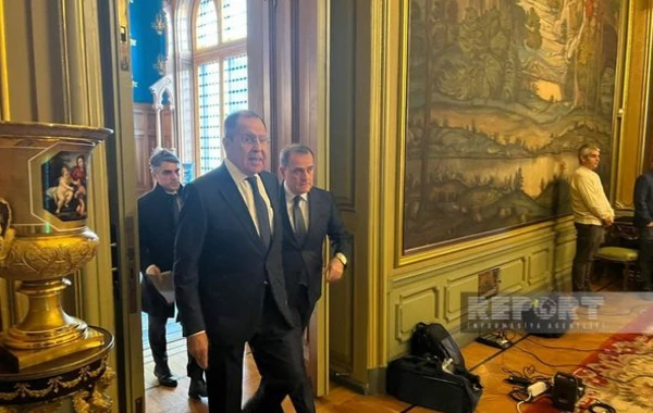 В Москве проходит встреча глав МИД Азербайджана и России - ФОТО