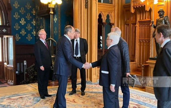 В Москве проходит встреча глав МИД Азербайджана и России - ФОТО