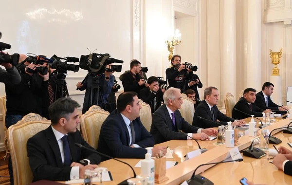 XİN Ceyhun Bayramovun Sergey Lavrovla müzakirə etdiyi məsələləri açıqlayıb - FOTO