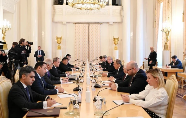 XİN Ceyhun Bayramovun Sergey Lavrovla müzakirə etdiyi məsələləri açıqlayıb - FOTO