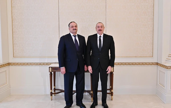 Prezident İlham Əliyev Dağıstanın rəhbərini qəbul edib - YENİLƏNİB