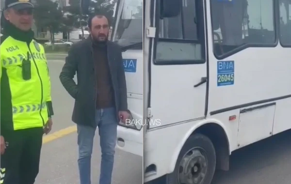 Bakıda narkotik qəbul edib marşrut sürən şəxs saxlanıldı - VİDEO