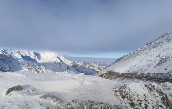 Murovdağdan qarlı görüntülər - FOTO
