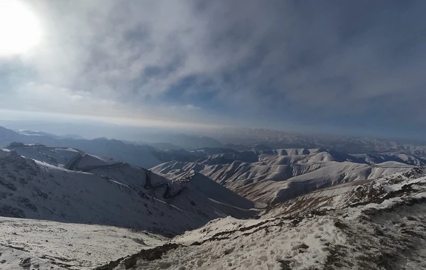 Murovdağdan qarlı görüntülər - FOTO
